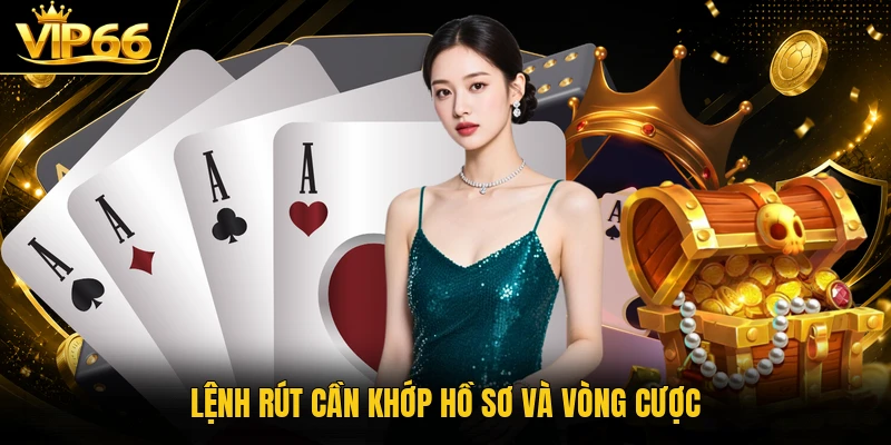 Lệnh rút cần khớp hồ sơ và vòng cược
